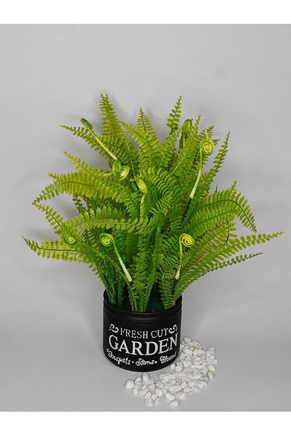 Artificial Fern Plant -  27cm with pot