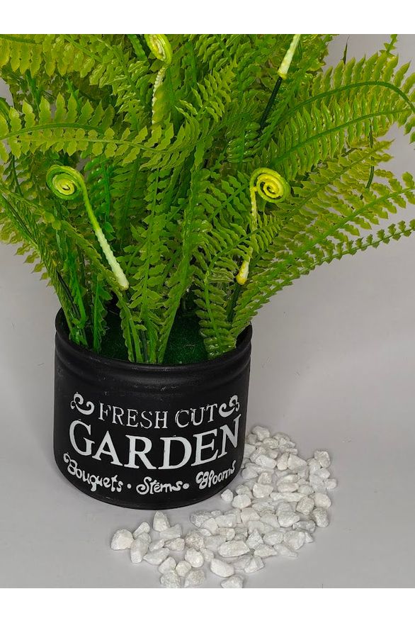 Artificial Fern Plant -  27cm with pot
