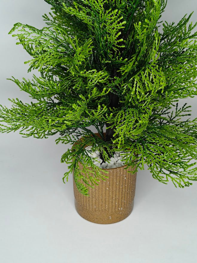 Artificial Cedar Plant - 50cm with pot
