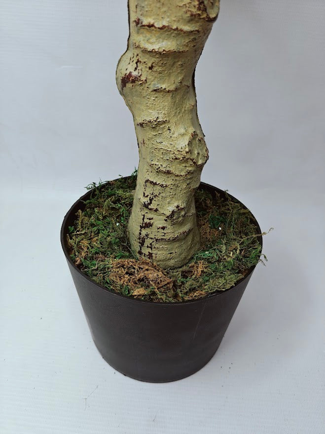 Artificial Light pink Cherry Blossom Plant - 120cm with basic black pot